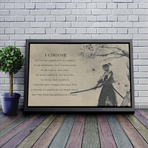 Aikido Wall Art - Aikido Poster - Aikido Canvas - I Choose - AI009 - Horizontal Poster - Horizontal Canvas