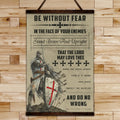 KT017 - Be Without Fear - English - Knight Templar Poster