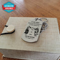 KTD030 - Call On Me Brother - It's About Being Better Than You Were The Day Before - Knights Templar - Silver Double-Sided Dog Tag