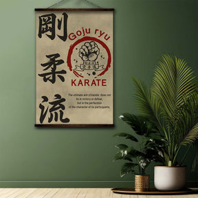 Karate Wall Art - Karate Poster - Karate Canvas - The Ultimate Aim Of Karate - Goju ryu Karate - KA005 - Vertical Canvas - Vertical Poster