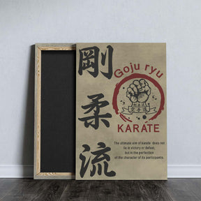 Karate Wall Art - Karate Poster - Karate Canvas - The Ultimate Aim Of Karate - Goju ryu Karate - KA005 - Vertical Canvas - Vertical Poster