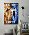 NA002 - Brother Forever - Uzumaki Naruto  - Uchiha Sasuke - Vertical Poster - Vertical Canvas - Naruto Poster - Naruto Canvas