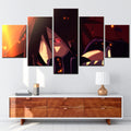 Naruto - 5 Pieces Wall Art - Uchiha Izuna - Printed Wall Pictures Home Decor - Naruto Poster - Naruto Canvas