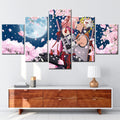 Naruto - 5 Pieces Wall Art - Uzumaki Naruto - Haruno Sakura - Printed Wall Pictures Home Decor - Naruto Poster - Naruto Canvas