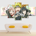 Naruto - 5 Pieces Wall Art - Uzumaki Naruto - Hatake Kakashi - Uchiha Sasuke - Haruno Sakura 2 - Printed Wall Pictures Home Decor - Naruto Poster - Naruto Canvas