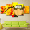Naruto - 5 Pieces Wall Art - Uzumaki Naruto 8- Printed Wall Pictures Home Decor - Naruto Poster - Naruto Canvas