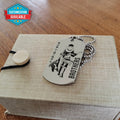 OPD030 - Brothers Forever - Monkey D. Luffy - Roronoa Zoro - One Piece Dog Tag - Double Sided Engrave Silver Dog Tag