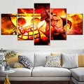 One Piece - 5 Pieces Wall Art - Monkey D. Luffy 6 - Printed Wall Pictures Home Decor - One Piece Poster - One Piece Canvas