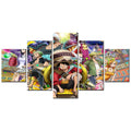 One Piece - 5 Pieces Wall Art - Monkey D. Luffy - Roronoa Zoro - Sanji - Usopp - Nami - Nico Robin - Printed Wall Pictures Home Decor - One Piece Poster - One Piece Canvas