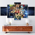 One Piece - 5 Pieces Wall Art - Monkey D. Luffy - Roronoa Zoro - Sanji - Usopp - Nami - Nico Robin 2 - Printed Wall Pictures Home Decor - One Piece Poster - One Piece Canvas
