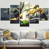 One Piece - 5 Pieces Wall Art - Roronoa Zoro 11 - Printed Wall Pictures Home Decor - One Piece Poster - One Piece Canvas