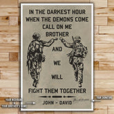 Soldier Wall Art - Soldier Poster - Soldier Canvas - Call On Me Brother - Army - Marine - SD001 - Vertical Poster - Vertical Canvas