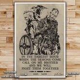 Viking Wall Art - Viking Poster - Viking Canvas - Call On Me Brother - VK052 - Vertical Poster - Vertical Canvas