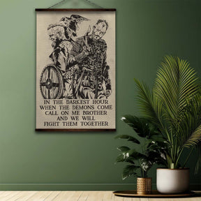 Viking Wall Art - Viking Poster - Viking Canvas - Call On Me Brother - VK052 - Vertical Poster - Vertical Canvas