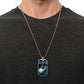 Warrior - It's not Over When You Lose - It's Over When You Dead - Sparta - Spartan - Black Dog Tag - Warrior Dog Tag - Military Ball Chain - Luxury Dog Tag