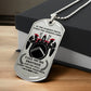 Warrior - Call On Me Brother - Sparta - Spartan - Warrior Dog Tag - Military Ball Chain - Luxury Dog Tag