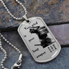 Samurai - Your Mind Is Your Best Weapon - Bushido - Katana - Ronin - Samurai Dog Tag - Military Ball Chain - Luxury Dog Tag