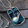 Warrior - It's not Over When You Lose - It's Over When You Dead - Sparta - Spartan - Black Dog Tag - Warrior Dog Tag - Military Ball Chain - Luxury Dog Tag