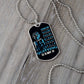 Dragon Ball - Quitting Is Not - Goku - Supper Saiyan Blue - Black Dog Tag - Dragon Ball Dog Tag.png - Military Ball Chain - Luxury Dog Tag
