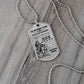 Knight Templar - Be Without Fear - Knight Templar Dog Tag - Military Ball Chain - Luxury Dog Tag