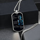 Dragon Ball - 7 5 3 CODE - Goku - Supper Saiyan Blue - Black Dog Tag - Dragon Ball Dog Tag - Military Ball Chain - Luxury Dog Tag