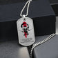 Samurai - I Just Know I'm Not Going To Lose - Bushido - Katana - Ronin - Samurai Dog Tag - Military Ball Chain - Luxury Dog Tag