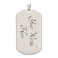 Dragon Ball - Quitting Is Not 2 - Vegeta - Supper Saiyan Blue - Galaxy - Black Dog Tag - Dragon Ball Dog Tag - Military Ball Chain - Luxury Dog Tag
