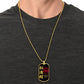 Karate - It's About Being Better Than You Were The Day Before - Shotokan Karate - Galaxy - Black Dog Tag - Karate Dog Tag - Military Ball Chain - Luxury Dog Tag