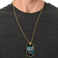 Dragon Ball - It's Not Over When You Lose - Vegeta - Supper Saiyan Blue - Galaxy - Black Dog Tag - Dragon Ball Dog Tag - Military Ball Chain - Luxury Dog Tag