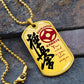 Karate - Your Mind Is Your Best Weapon - Kyokushin Karate - Karate Dog Tag - Military Ball Chain - Luxury Dog Tag