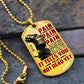 Samurai - PAIN - You Are Not Dead Yet 2 - Bushido - Katana - Ronin - Samurai Dog Tag - Military Ball Chain - Luxury Dog Tag