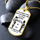 Dragon Ball - Call On Me Brother - Goku - Vegeta - Dragon Ball Dog Tag - Military Ball Chain - Luxury Dog Tag