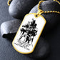Knight Templar - I'm Not Going To Lose - Knight Templar Dog Tag - Military Ball Chain - Luxury Dog Tag