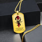 Samurai - I Just Know I'm Not Going To Lose - Bushido - Katana - Ronin - Samurai Dog Tag - Military Ball Chain - Luxury Dog Tag