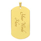 Dragon Ball - It's Not Over When You Lose - Vegeta - Supper Saiyan Blue - Black Dog Tag - Dragon Ball Dog Tag.png - Military Ball Chain - Luxury Dog Tag