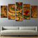 Dragon Ball - 5 Pieces Wall Art - Shenlong - Dragon Ball Poster - Drag