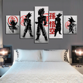 Dragon Ball - 5 Pieces Wall Art - Kid Goku - Goku - Vegeto - Dragon Ball Poster - Dragon Ball Canvas