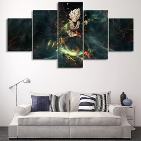 Dragon Ball - 5 Pieces Wall Art - Black Goku - Dragon Ball Poster - Dragon Ball Canvas