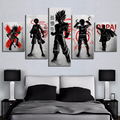 Dragon Ball - 5 Pieces Wall Art - Luffy - Goku - Naruto - Dragon Ball Poster - Dragon Ball Canvas