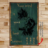 DR064 - Your Mind Is Your Best Weapon - Goku - Vertical Poster - Vertical Canvas - Dragon Ball Poster