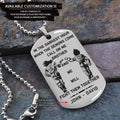 DRD025 - Call On Me Brother - Quitting Is Not - Goku - Vegeta - Dragon Ball - Engrave Double Silver Dog Tag