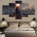 Dragon Ball - 5 Pieces Wall Art - Goku - Super Saiyan - Dragon Ball Poster - Dragon Ball Canvas