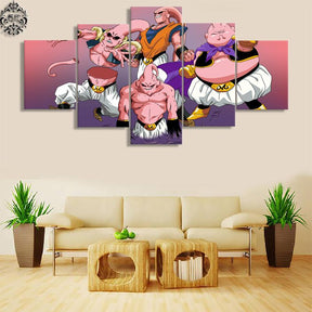 Dragon Ball - 5 Pieces Wall Art - Majin Boo - Dragon Ball Poster - Dragon Ball Canvas