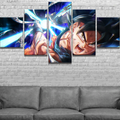 Dragon Ball - 5 Pieces Wall Art - Mastered Ultra Instinct Goku - Kamehameha - Dragon Ball Poster - Dragon Ball Canvas