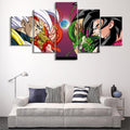 Dragon Ball - 5 Pieces Wall Art - Vegeta - Goku - Shenlong - Super Saiyan Blue - Mastered Ultra Instinct - Dragon Ball Poster - Dragon Ball Canvas