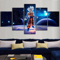 Dragon Ball - 5 Pieces Wall Art - Goku - Mastered Ultra Instinct - Dragon Ball Poster - Dragon Ball Canvas