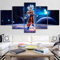 Dragon Ball - 5 Pieces Wall Art - Goku - Mastered Ultra Instinct - Dragon Ball Poster - Dragon Ball Canvas