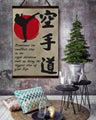KA031 - Sometimes The Smallest Step In The Right Direction Ends Up Being The Biggest Step Of Your Life - Shotokan Karate - Vertical Poster - Vertical Canvas - Karate Poster