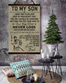 SA039 - To My Son - English - Vertical Poster - Vertical Canvas - Samurai Poster
