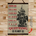 SD032 - Quitting Is Not - Soldier - Horizontal Poster - Horizontal Canvas - Soldier Poster